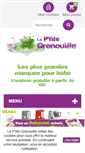 Mobile Screenshot of laptitegrenouille.fr