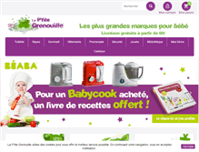 Tablet Screenshot of laptitegrenouille.fr